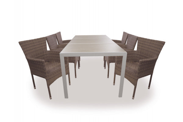 Se Fanø Cebu Keramik Havemøbelsæt - 90x195 cm - Dusty/Beige ❤ Lav fragtpris og hurtig levering - Varenummer: Havemøbelland-DK3568 - Udsalg på HAVEMØBELSÆT - Vedligeholdelsesfrie havemøbelsæt Store besparelser – op til 67% - Store besparelser på over 2.281 brands