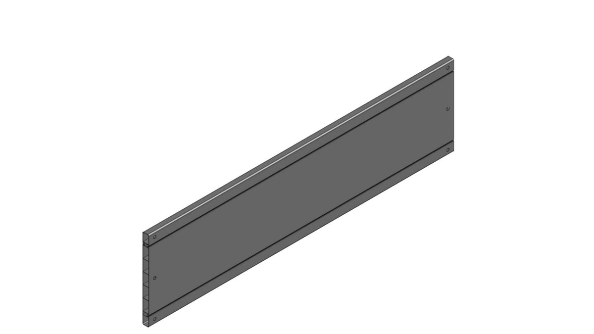 GrowCamp planke i UV-beskyttet PVC, 300 x 25 x 1140 mm, til højbed med 30 cm ramme