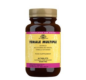 Se Solgar Female Multiple - 60 tab. ✔ Kæmpe udvalg i Solgar - Køb online på udsalg og tilbud lige nu ✔ Billig fragt og hurtig levering - Varenummer: Helsegrossisten-57579 og 33984010741 på lager - Udsalg på Sundhed > Vitaminer > Op til 57% rabat - Mere end 1.329 populære mærker på udsalg