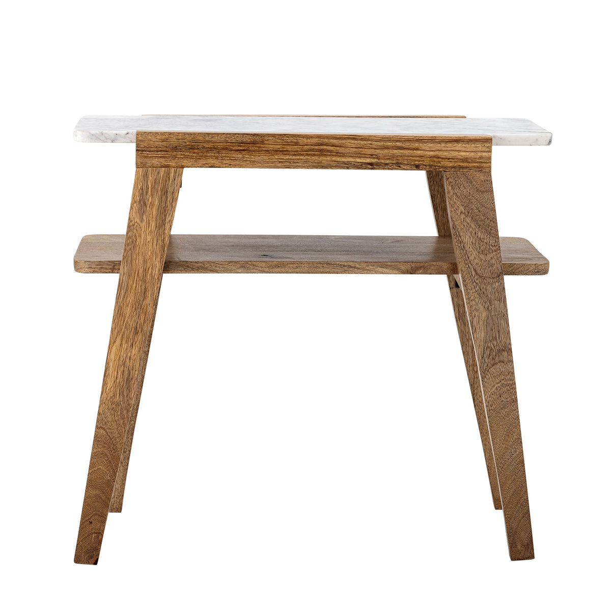 Livi sidebord i mangotræ med hvid marmortop fra Creative Collection