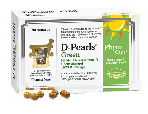 Se Pharma Nord D-Pearls Phyto 38 µg 80 kapsler ✔ Kæmpe udvalg i Pharma Nord - Køb online på udsalg og tilbud lige nu ✔ Billig fragt og hurtig levering - Varenummer: Helsegrossisten-299980 og på lager - Udsalg på Sundhed > Vitaminer > Pharma Nord Store besparelser – op til 77% - Shop over 2.281 kendte mærker på udsalg