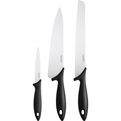 Se Fiskars Essential knivsst 3 dele ✔ Kæmpe udvalg i Fiskars ✔ Meget billig fragt og hurtig levering: 1 - 2 hverdage - Varenummer: KTO-1065583 og barcode / Ean: '6424002015628 på lager - Udsalg på Knivsæt Spar op til 53% - Over 1324 kendte brands på udsalg