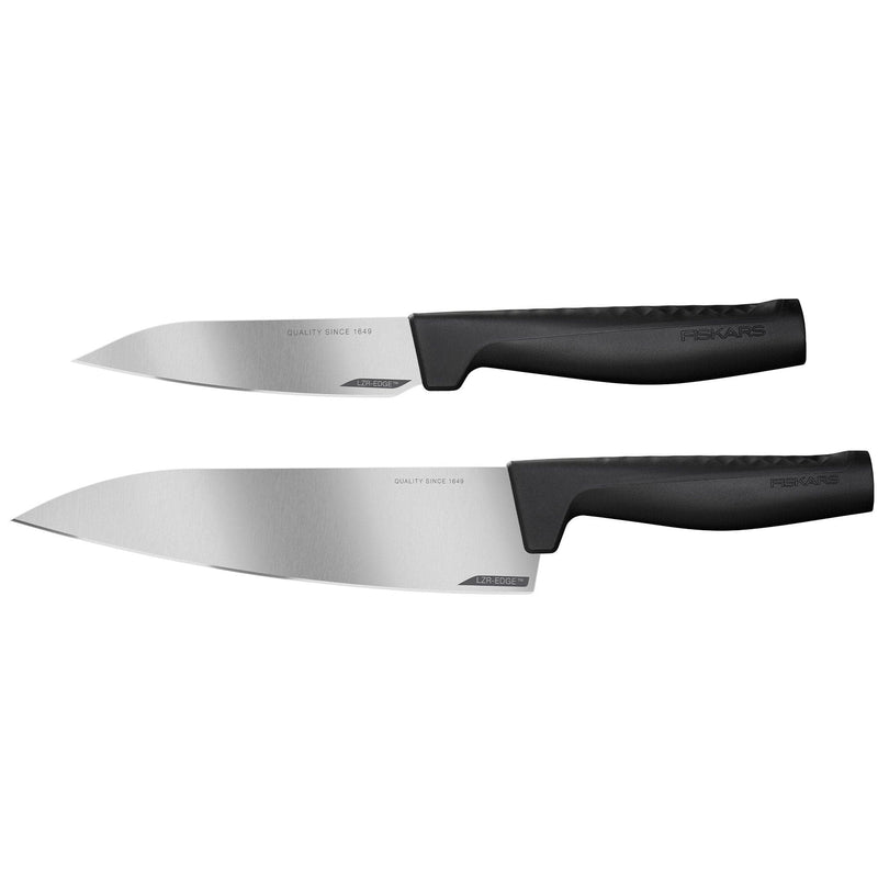 Se Fiskars Hard Edge knivsæt, 2 dele ✔ Kæmpe udvalg i Fiskars ✔ Meget billig fragt og hurtig levering: 1 - 2 hverdage - Varenummer: KTO-1051778 og barcode / Ean: &