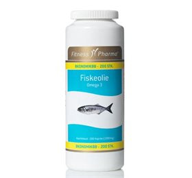 Se Fitness Pharma Fiskeolie 200 kap. ✔ Kæmpe udvalg i Fitness Pharma - Køb online på udsalg og tilbud lige nu ✔ Lav fragtpris og hurtig levering - Varenummer: Helsegrossisten-9005 og 5745325099517 på lager - Udsalg på Sundhed > NatuPharma > Hjerne & hjerte Op til 61% rabat - Mere end 2.739 populære mærker på tilbud
