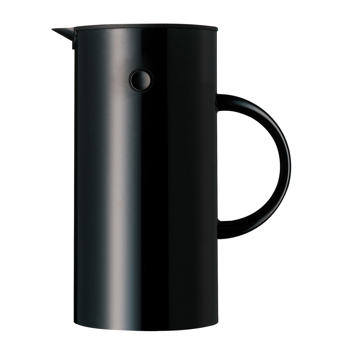 Stelton EM77 termokande i sort, 0,5 liter, med vippeprop og skruelåg