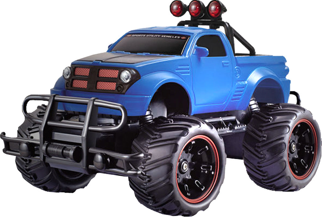 Se Fjernstyret Monster Truck Off-Road 1:20 Blå ✔ Kæmpe udvalg i MegaLeg - Køb online på udsalg og tilbud lige nu ✔ Meget billig fragt og hurtig levering - Varenummer: MMAction-14860 og 5712548148605 på lager - Udsalg på Fjernstyret Biler, Mindre Op til 57% rabat - Over 1.329 mærker på online udsalg