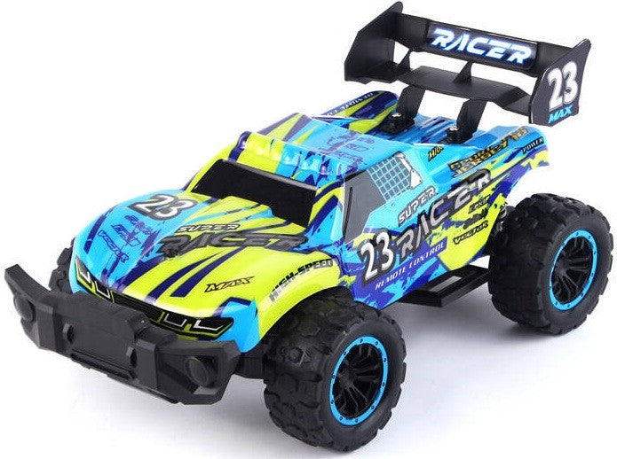 Se Fjernstyret Racer Buggy 1:14 2.4G 15km/t, Blå ✔ Kæmpe udvalg i MegaLeg - Køb online på udsalg og tilbud lige nu ✔ Meget billig fragt og hurtig levering - Varenummer: MMAction-146645 og 5712548145291 på lager - Udsalg på Fjernstyret Biler, Mindre Op til 57% rabat - Mere end 1.329 populære mærker på udsalg