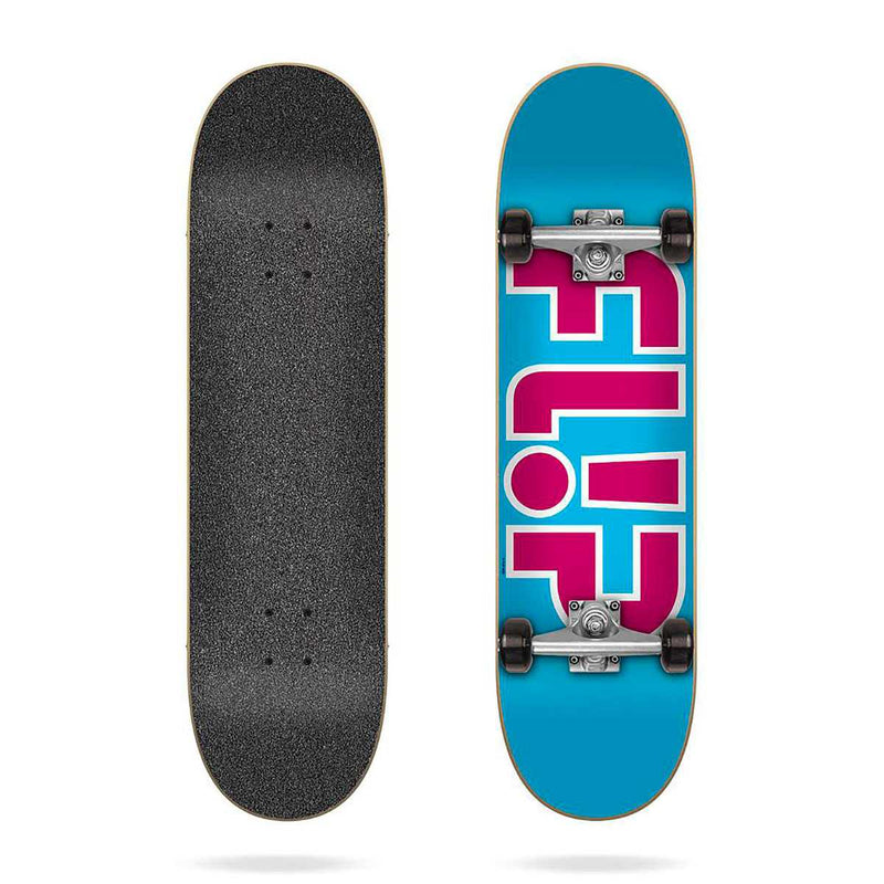 Se Flip Skateboard Team Outlined Light Blue 7.25 x 28 7.25" ✔ Kæmpe udvalg i  Flip ✔ Hurtig levering: 1 - 2 Hverdage samt billig fragt - Varenummer: JUCO-FLCO0021A003 og barcode / Ean: &