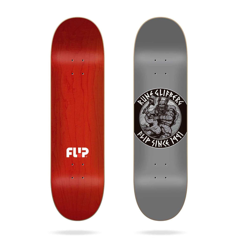 Se Flip Skateboard Deck 8.25 x 31.85 Glifberg Thor Grey 8.25" ✔ Kæmpe udvalg i  Flip ✔ Hurtig levering: 1 - 2 Hverdage samt billig fragt - Varenummer: JUCO-FLDE0022A007 og barcode / Ean: &