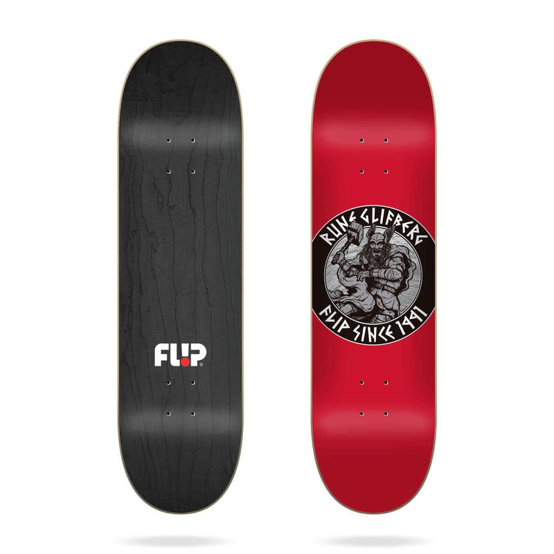 Se Flip Skateboard Deck 8.5 x 31.85 Glifberg Thor Red 8.5" ✔ Kæmpe udvalg i  Flip ✔ Hurtig levering: 1 - 2 Hverdage samt billig fragt - Varenummer: JUCO-FLDE0022A006 og barcode / Ean: &