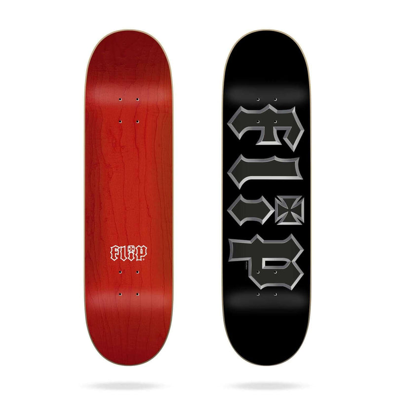 Se Flip Skateboard Deck 8.25 x 32.31 Metal Head Black 8.25" ✔ Kæmpe udvalg i  Flip ✔ Hurtig levering: 1 - 2 Hverdage samt billig fragt - Varenummer: JUCO-FLDE0022A016 og barcode / Ean: &