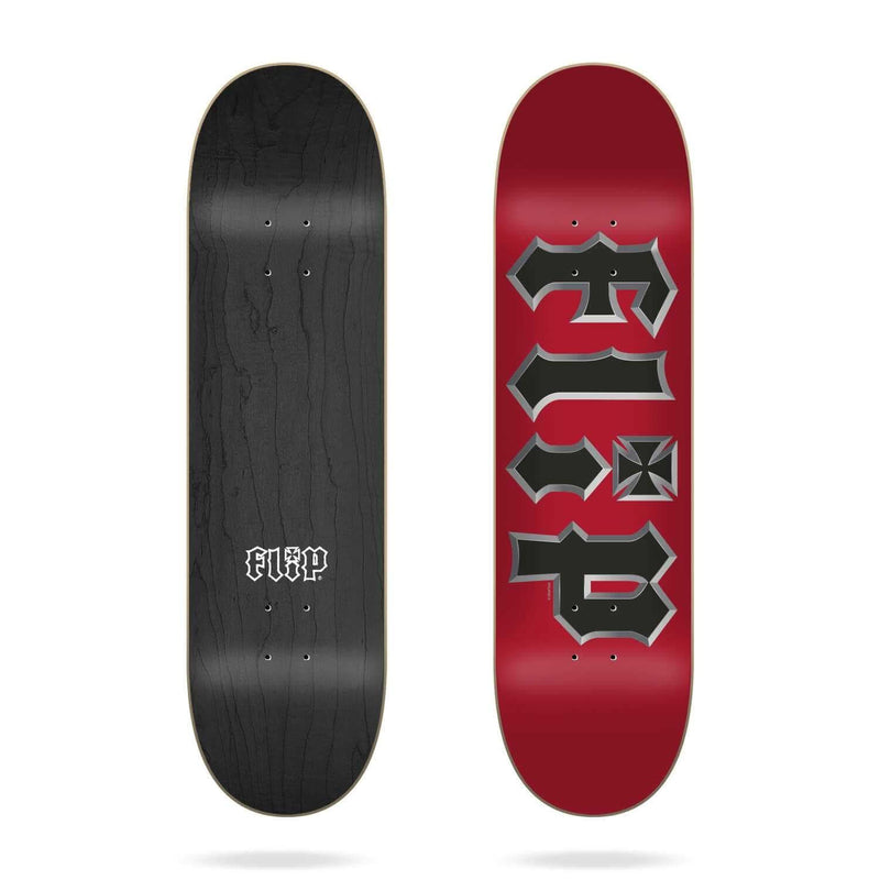Se Flip Skateboard Deck 8.0 x 31.50 Metal Head Red 8" ✔ Kæmpe udvalg i  Flip ✔ Hurtig levering: 1 - 2 Hverdage samt billig fragt - Varenummer: JUCO-FLDE0022A017 og barcode / Ean: &