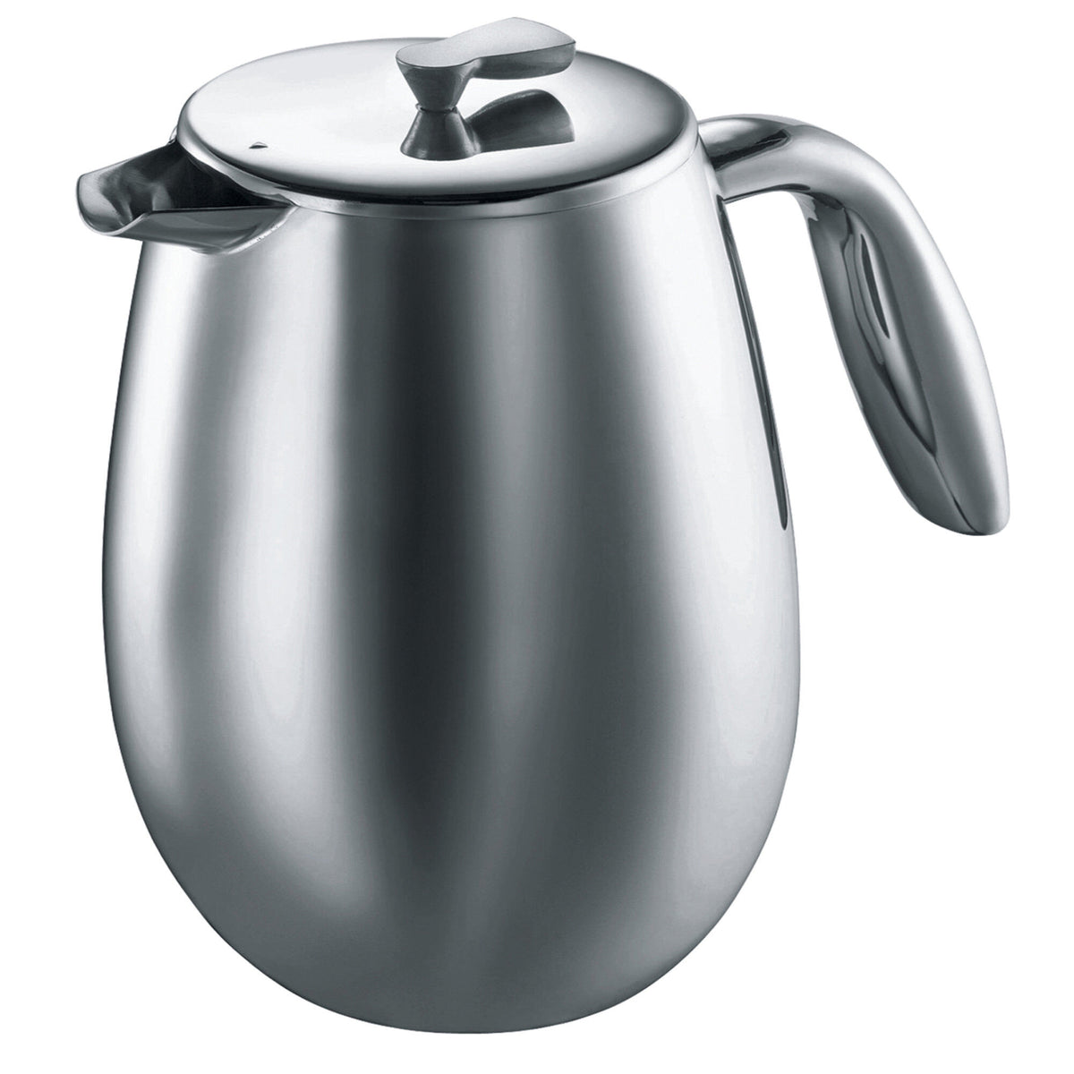 Bodum Columbia kaffebrygger til 12 kop i mat krom med dobbeltvægget design