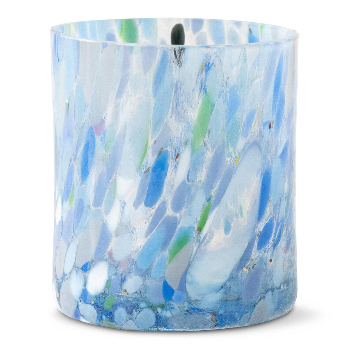 Blåt Swirl Multi drikkeglas på 35 cl fra Magnor, kunstglas af Camilla Prytz