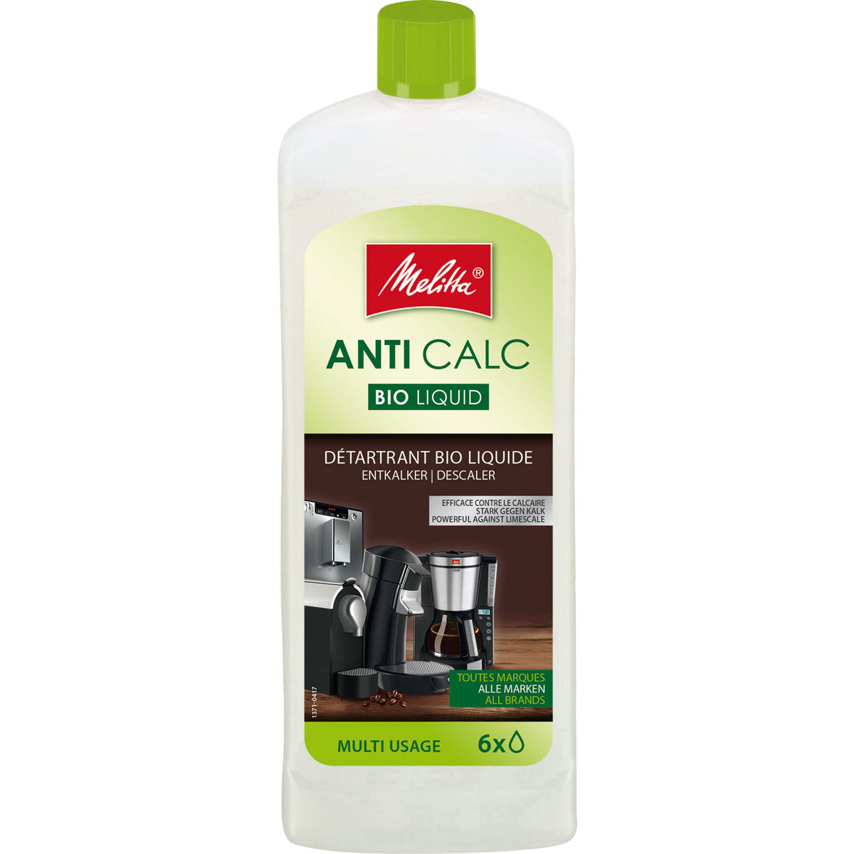 Melitta Anti Calc Bio Liquid flydende afkalker i flaske, 250 ml