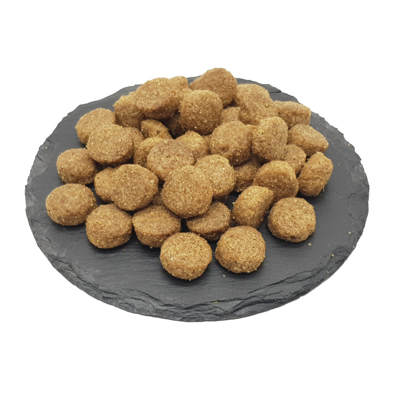 Foderprøve af Dr. John Hypoallergenic Chicken, voksenfoder med kylling
