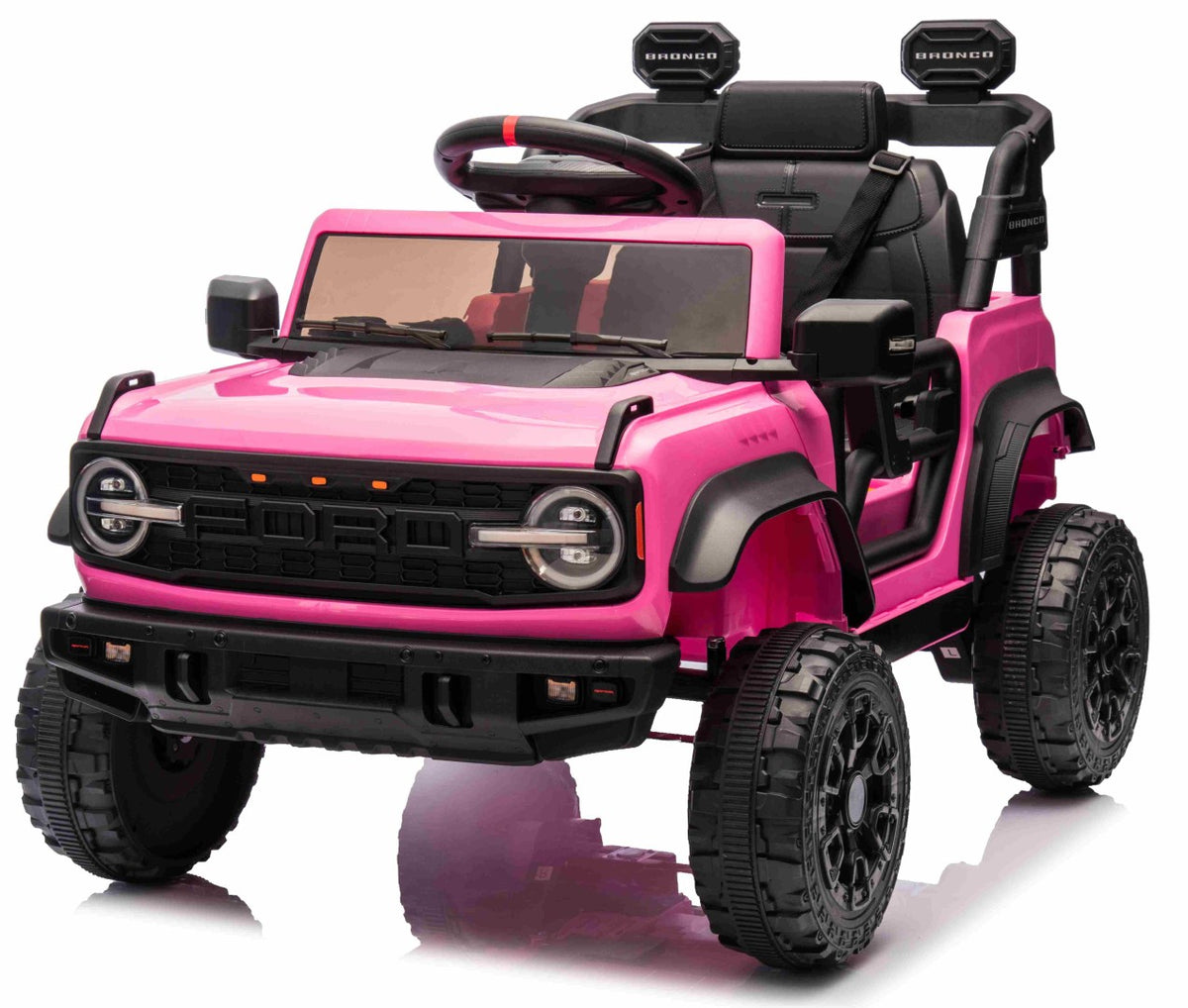 Se Ford Bronco Raptor elbil til børn 12v Pink m/Lædersæde, 2.4G ✔ Kæmpe udvalg i Megaleg - Køb online på udsalg og tilbud lige nu ✔ Billig fragt og hurtig levering - Varenummer: MMAction-28354 og 5712548283542 på lager - Udsalg på Elbiler til Børn 10-12V (2 x motor) Store besparelser – op til 67% - Udsalg på mere end 2.281 populære mærker