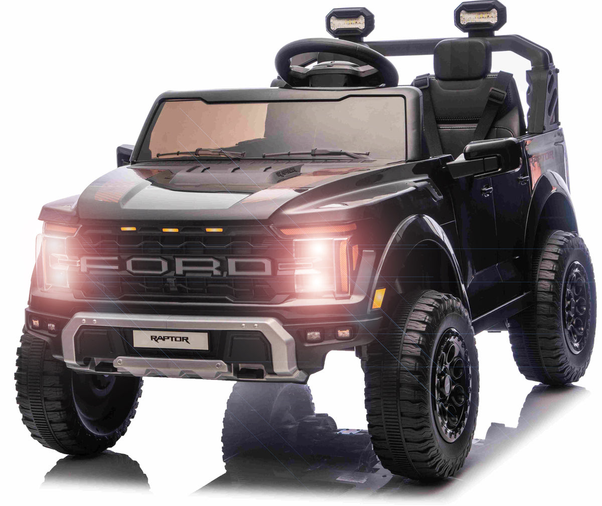 Se Ford Ranger Raptor Elbil Til børn 21,6V m/Lædersæde, 2.4G RC sort ✔ Kæmpe udvalg i Megaleg - Køb online på udsalg og tilbud lige nu ✔ Hurtig levering til lave fragtpriser - Varenummer: MMAction-28357 og 5712548283573 på lager - Udsalg på Elbiler til Børn 21-24V Spar stort – op til 59% - Over 2.739 mærker med kæmpe udsalg