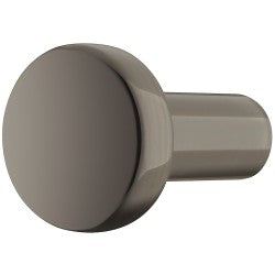 Häfele Design H1340 knopgreb i zinklegering med poleret sort forniklet overflade
