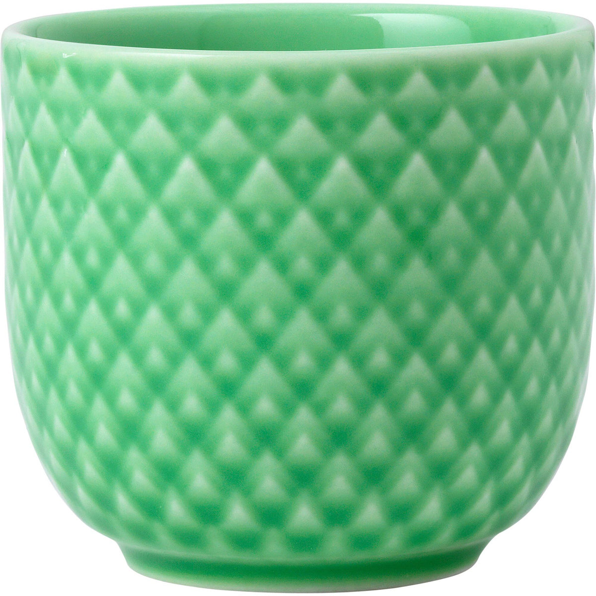 Grønt Rhombe Color æggebæger på 5 cm fra Lyngby Porcelæn