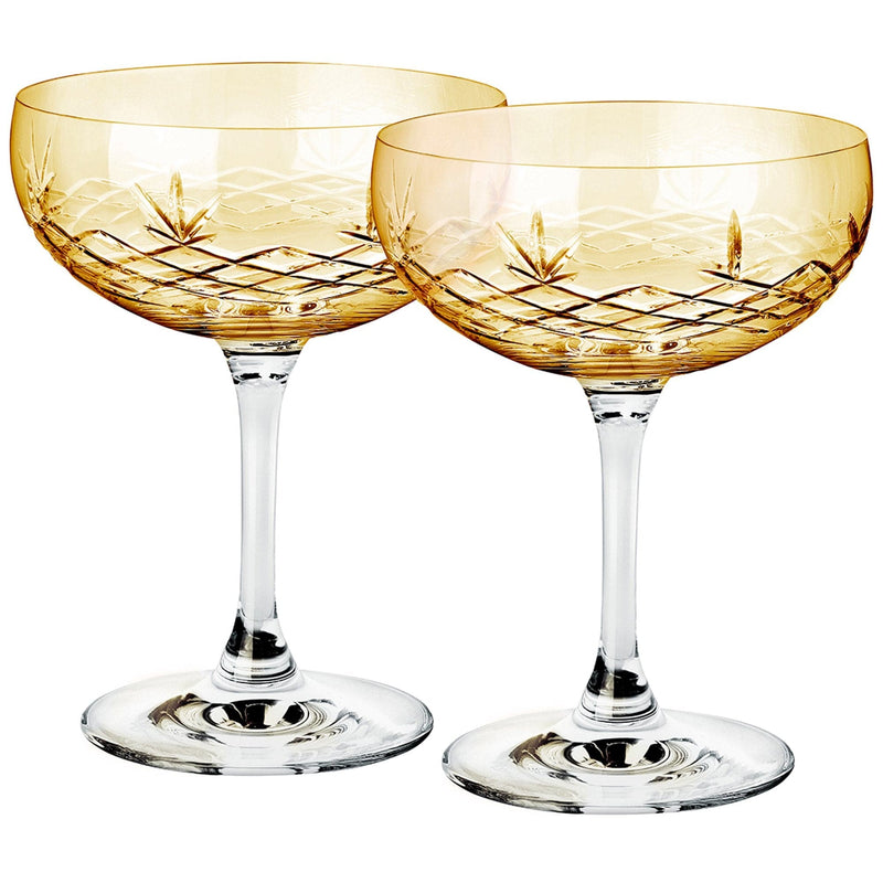 Se Frederik Bagger Crispy Gatsby Champagneglas, 2 stk. citrine ✔ Kæmpe udvalg i Frederik Bagger ✔ Meget billig fragt og hurtig levering: 1 - 2 hverdage - Varenummer: KTO-10407 og barcode / Ean: &