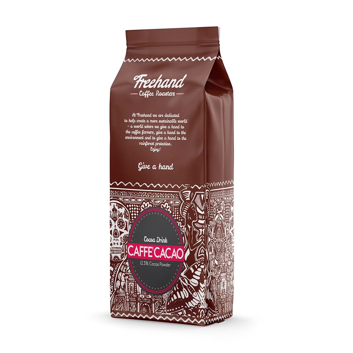 Freehand Caffe´ Cacao kakaopulver til varm chokoladedrik, 1 kg