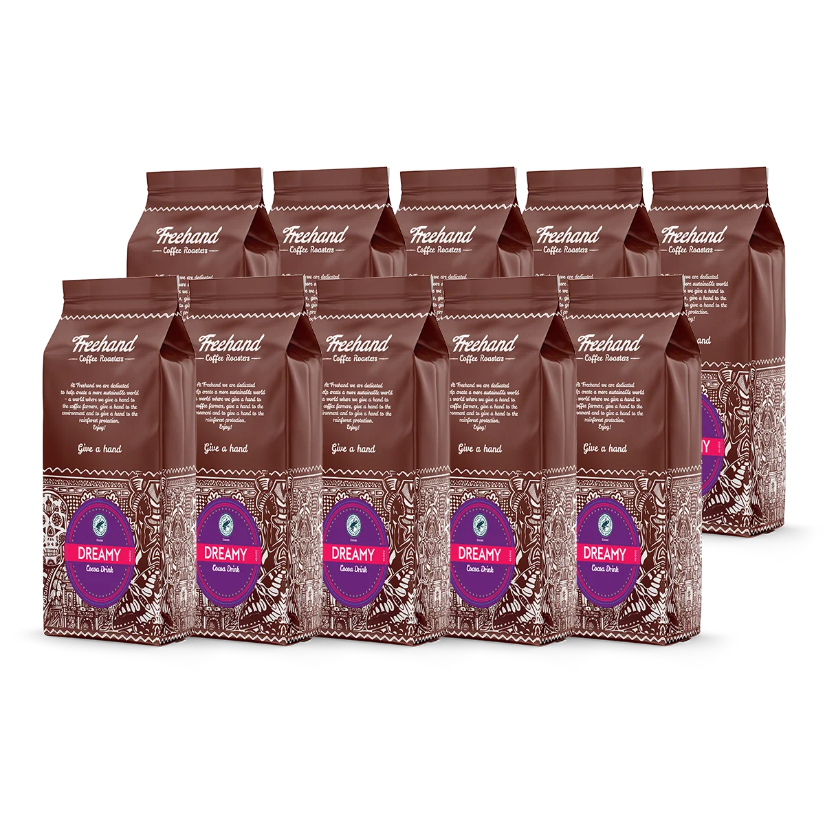 Freehand Cocoa Dreamy kakaopulver til chokoladedrik, 10 kg