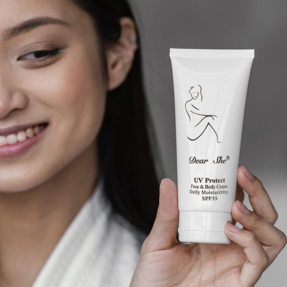 Se Dagcreme 100 ml m/SPF35 (UV-beskyttelse) ✔ Kæmpe udvalg i Satana - Køb online på udsalg og tilbud lige nu ✔ Billig fragt og hurtig levering - Varenummer: Satana-1322543 på lager - Udsalg på Sundhed > Spar stort – op til 53% - Over 2.739 kendte mærker online