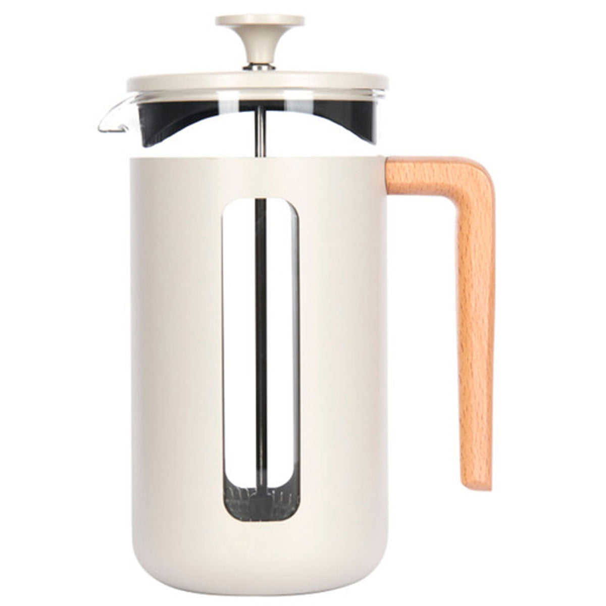 La Cafetière Pisa stempelkande til 8 kopper i den lyse farve latte