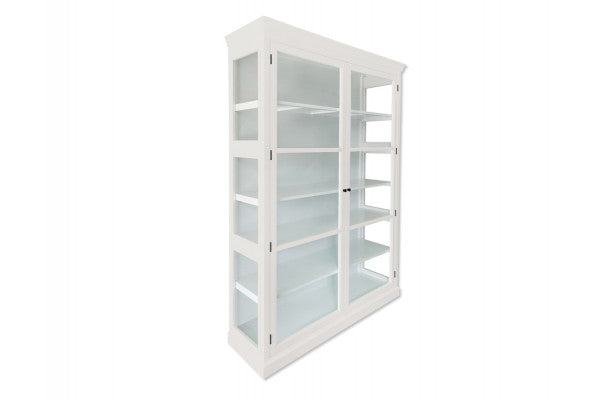 Fyn Vitrineskab - 212x148x44 cm Hvid