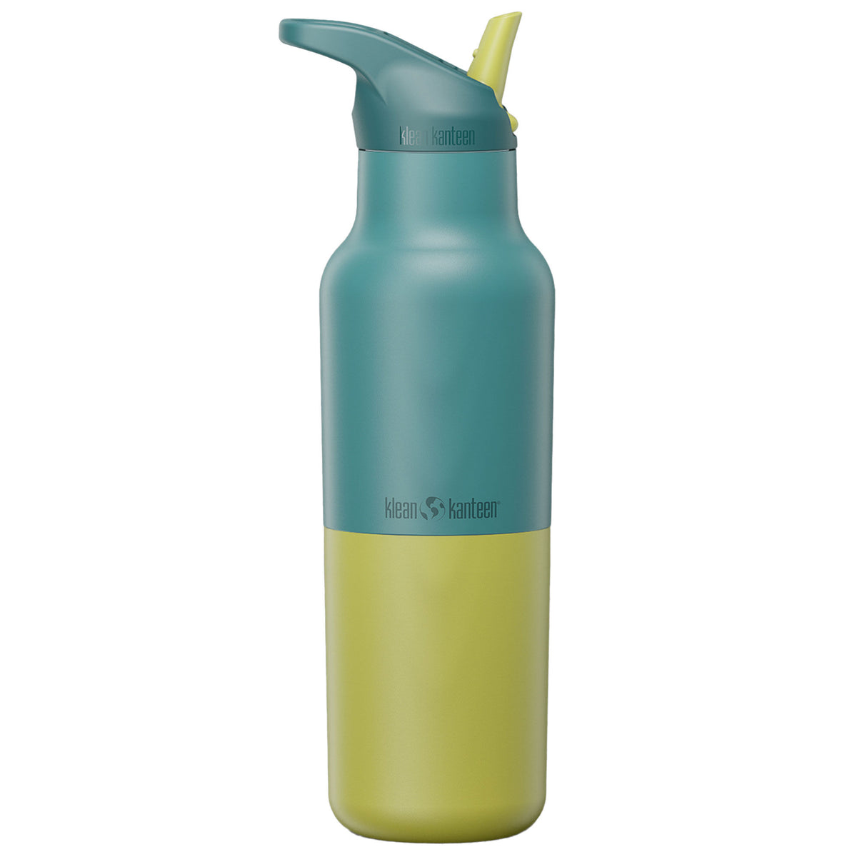 Klean Kanteen Rise Classic drikkeflaske i farven Brittany Kaleidoscope med sportslåg