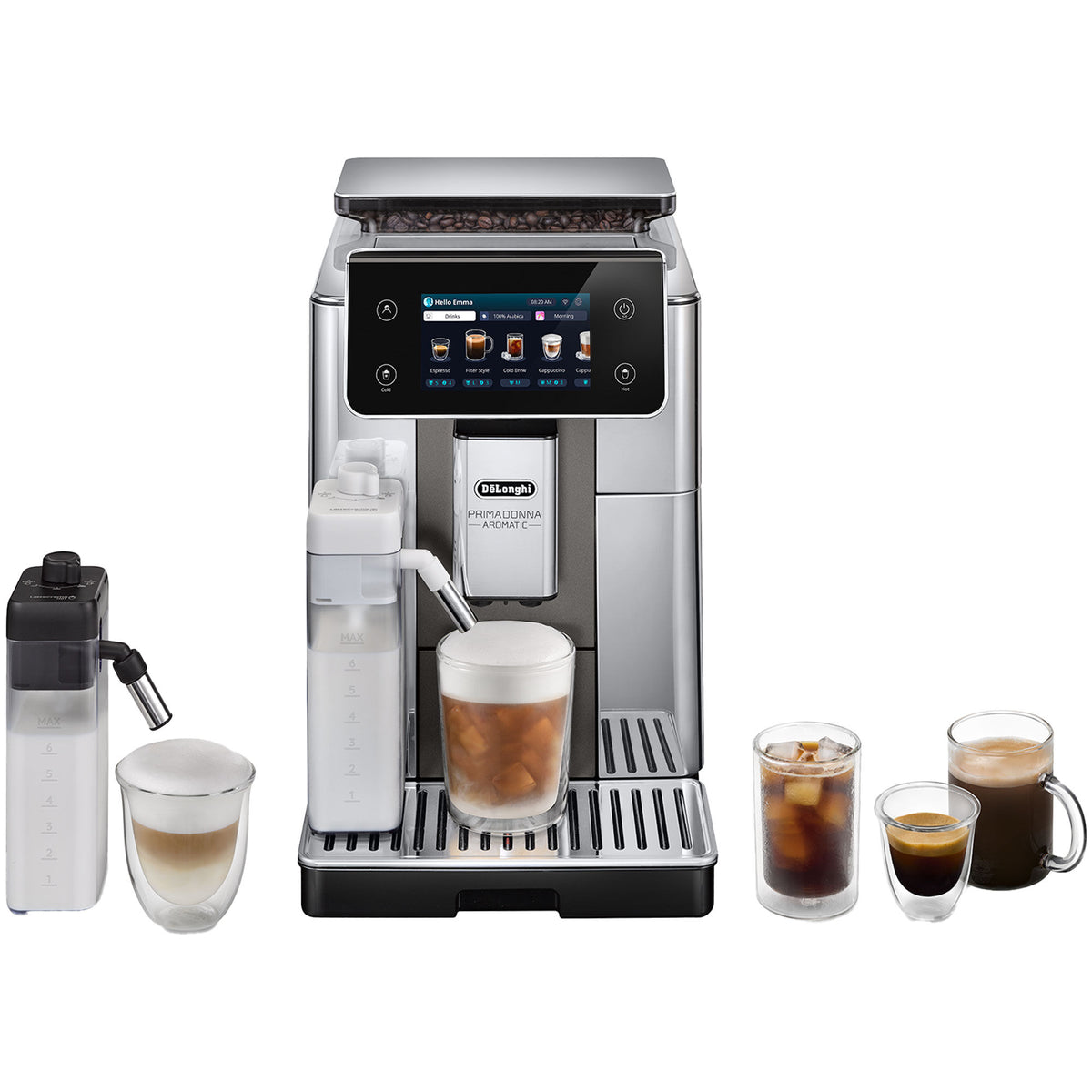 Delonghi PrimaDonna Aromatic ECAM630.75.TSM fuldautomatisk espressomaskine