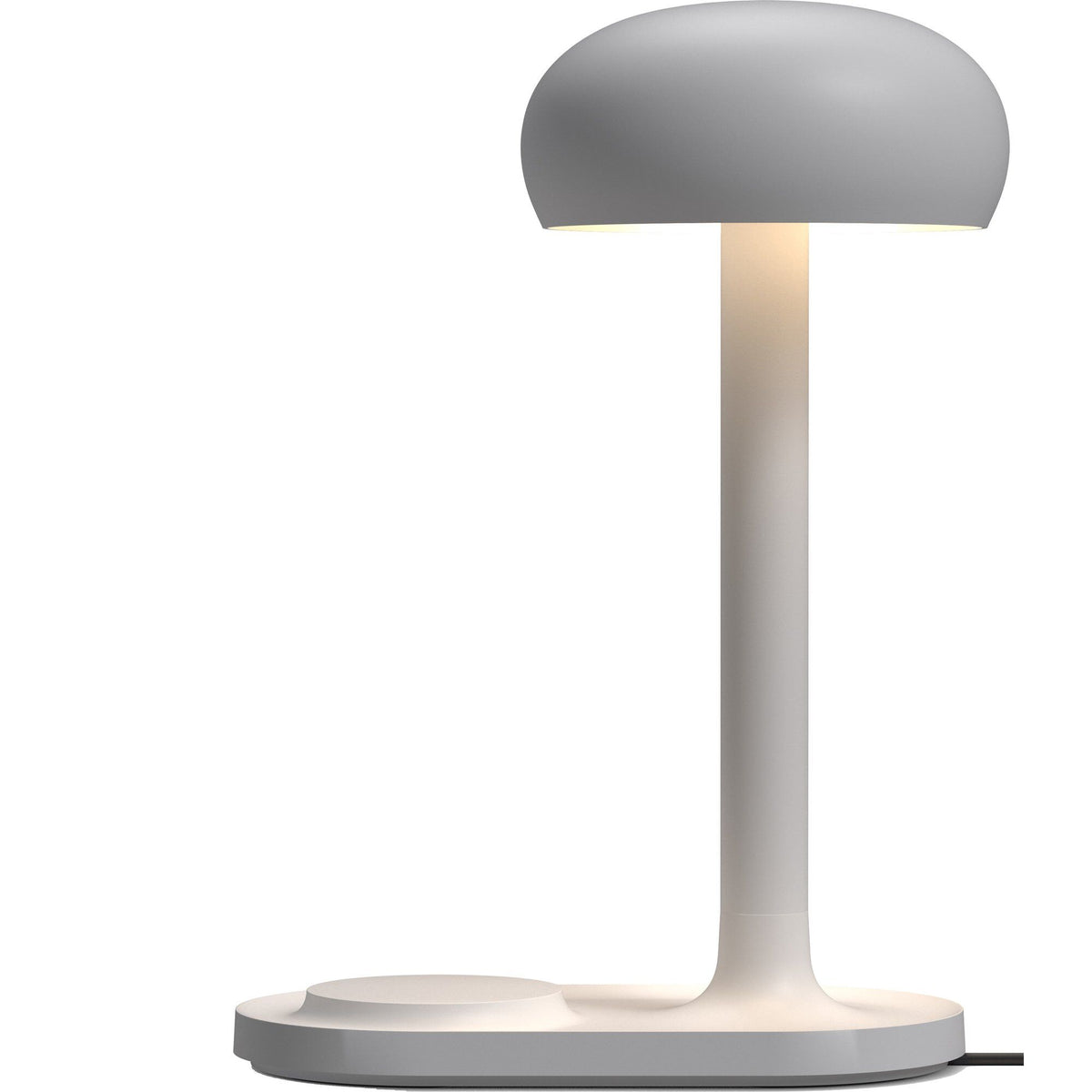 Eva Solo Emendo lampe i farven cloud med indbygget trådløs Qi-oplader