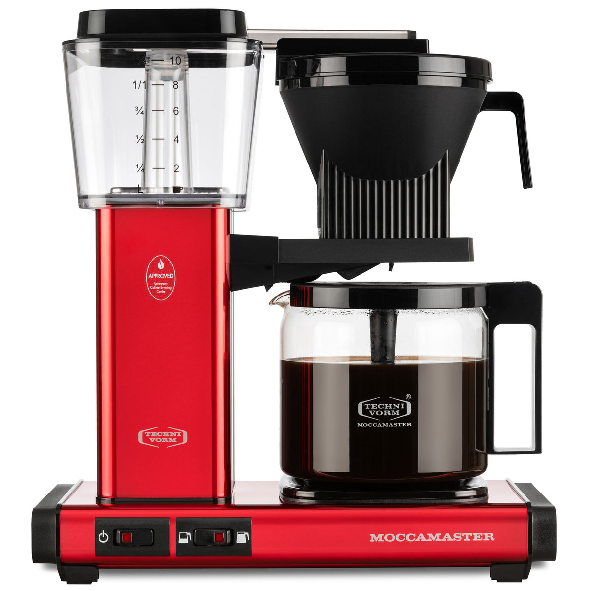 Moccamaster Optio kaffemaskine i rød