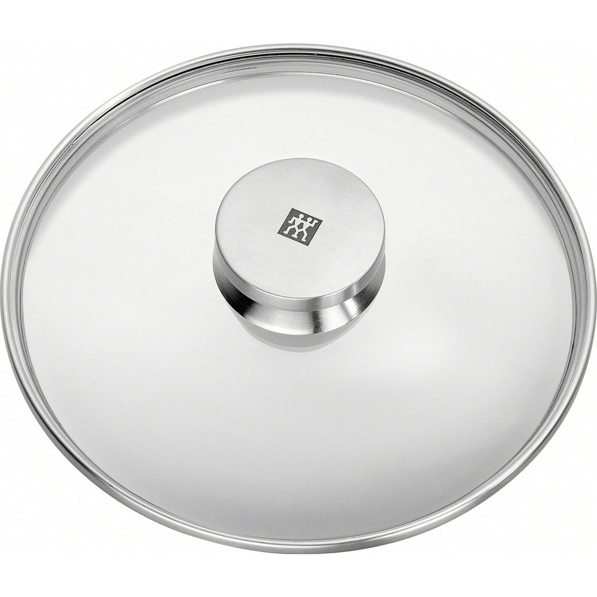 Zwilling glaslåg på 20 cm med rustfri stålkant og håndtag