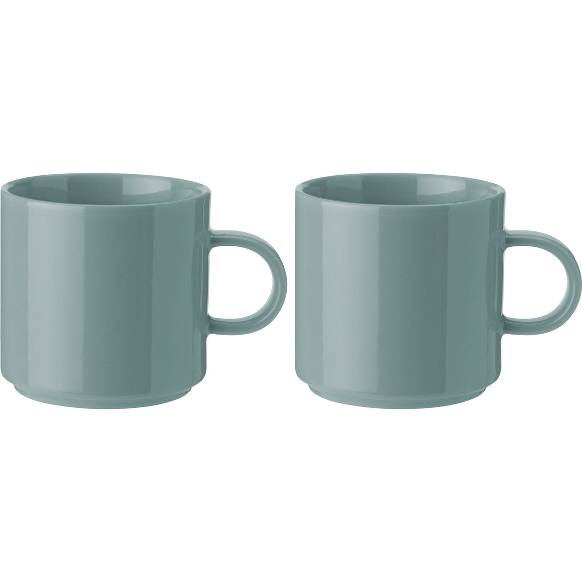 To Stelton krus på 0,2 liter i farven dusty green