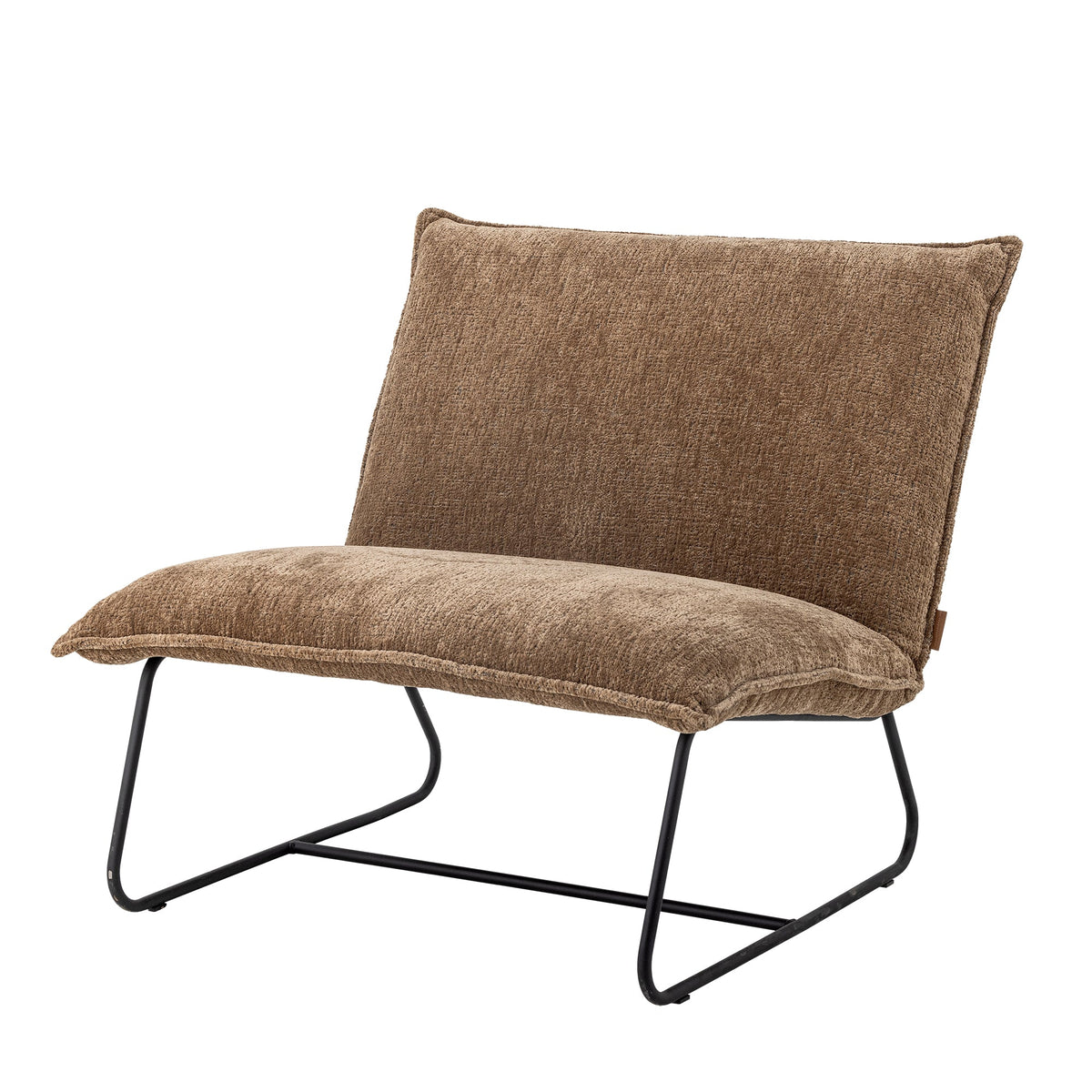 Brun Cape loungestol i genanvendt polyester fra Bloomingville