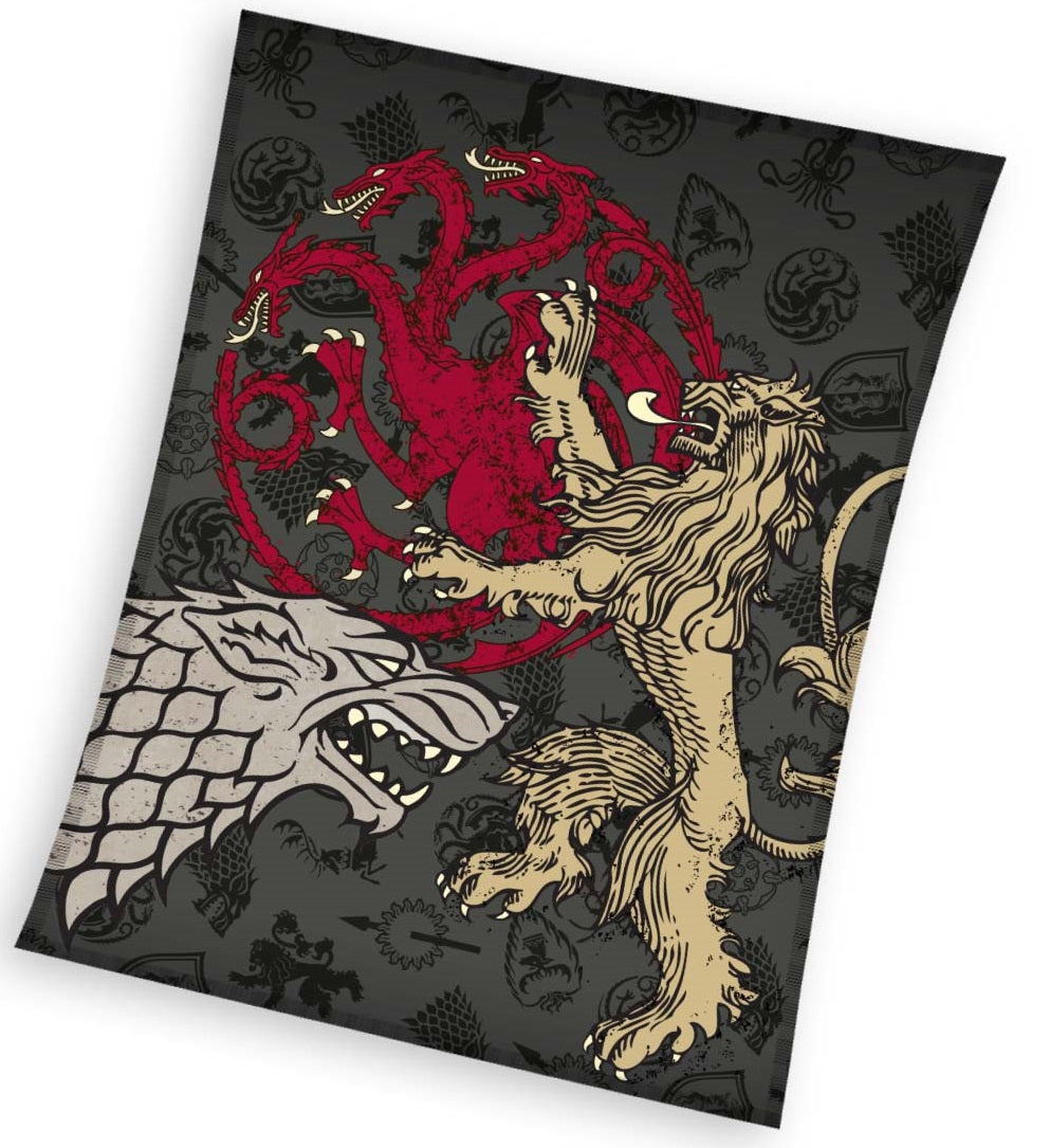 Se Game of Thrones Coral Fleece tæppe - 150 x 200 cm ✔ Kæmpe udvalg i Bolig Magasin - Køb online på udsalg og tilbud lige nu ✔ Lav fragtpris og hurtig levering - Varenummer: MMAction-2040297 og 5904302540934 på lager - Udsalg på Fleece tæpper til børn Få op til 69% i rabat - Shop udsalg fra mere end 1.798 mærker