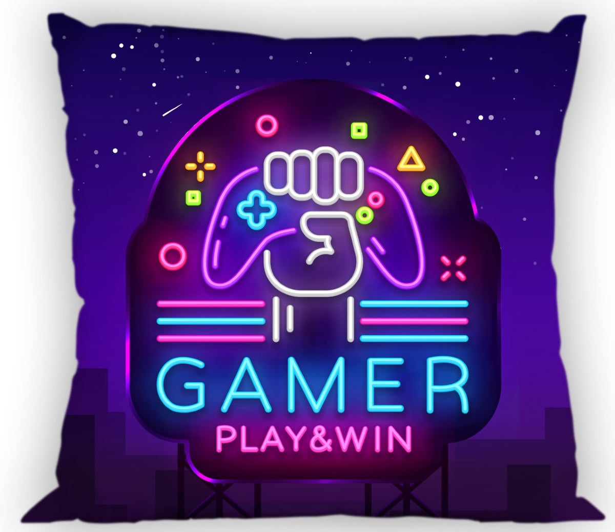 Se Gamer Neon pudebetræk 40 x 40 cm ✔ Kæmpe udvalg i Bolig Magasin - Køb online på udsalg og tilbud lige nu ✔ Super billig fragt og lynhurtig levering - Varenummer: MMAction-2220086 og 5907750595440 på lager - Udsalg på Pyntepudebetræk Spar helt op til 73% - Stort udsalg på over 739 mærker