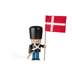 Sort Dansk Royal Garder med flag fra Novoform