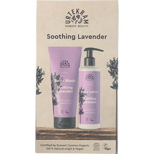 Se Urtekram Gaveæske Soothing Lavender Body Lotion & Body Wash VÆRDI KR. 124.95 ✔ Kæmpe udvalg i Urtekram - Køb online på udsalg og tilbud lige nu ✔ Billig fragt • Hurtig levering - Varenummer: Helsegrossisten-50832 og 5701058011929 på lager - Udsalg på Personlig pleje > Bad > Bodyshampoo Store besparelser – op til 71% - Shop over 2.281 kendte mærker på udsalg