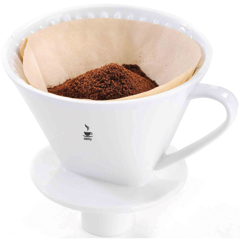 Se GEFU Kaffefilter porcelæn str. 4 ✔ Kæmpe udvalg i GEFU ✔ Meget billig fragt og hurtig levering: 1 - 2 hverdage - Varenummer: KTO-G16020 og barcode / Ean: &