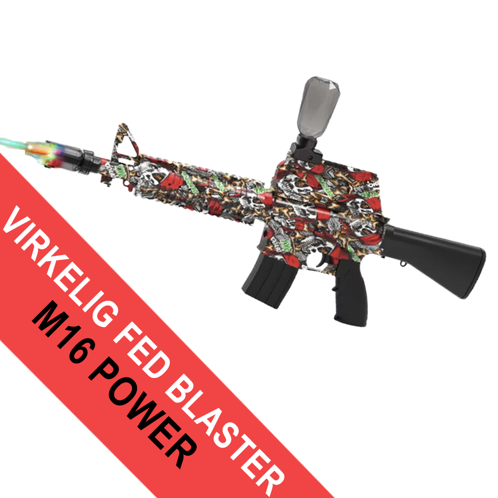Se Gel Blaster M16 - elektrisk med sejt lys og røg når den skyder - Rød ✔ Kæmpe udvalg i Satana - Køb online på udsalg og tilbud lige nu ✔ Billig fragt • Hurtig levering - Varenummer: Satana-42856763031630 på lager - Udsalg på Hus & Fritid > Aromaterapi duftolier & æteriske olier > Op til 61% rabat - Kendte mærker på udsalg – over 1.329 brands