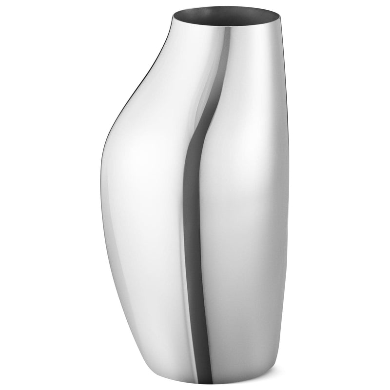 Se Georg Jensen Sky vase 27 cm, rustfrit stål ✔ Kæmpe udvalg i Georg Jensen ✔ Meget billig fragt og hurtig levering: 1 - 2 hverdage - Varenummer: KTO-10019821 og barcode / Ean: &