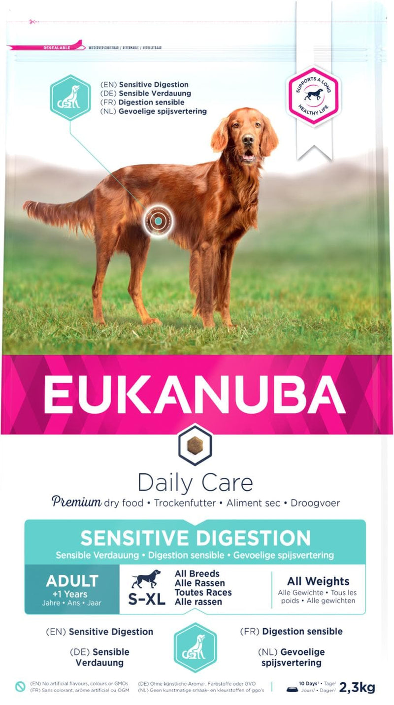 Se DailyCare Adult All Breeds Sensitive Digestion - 2,3-12kg - 12 kg ❤ Kæmpe udvalg i Eukanuba ❤ Hurtig levering: 1 - 2 Hverdage samt billig fragt - Varenummer: BGH-47896730009930 og barcode / Ean: &