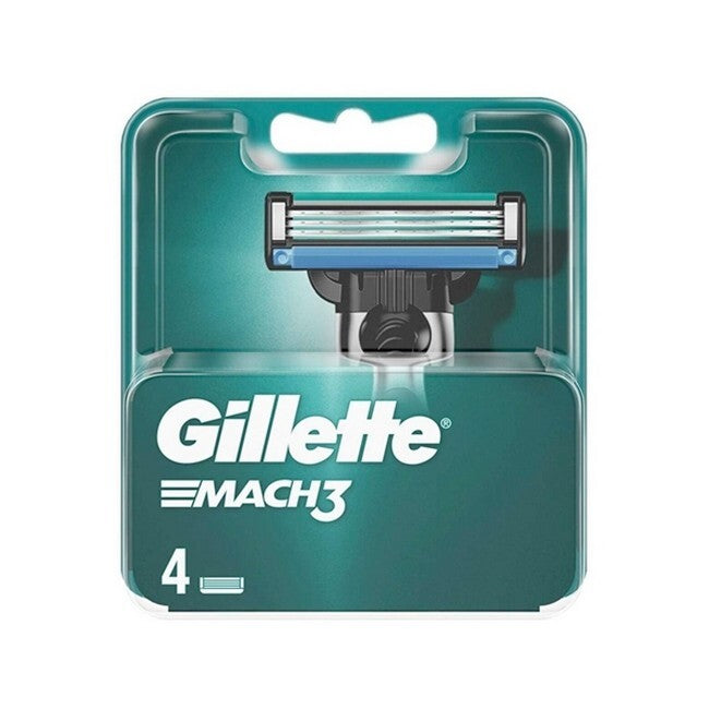 Gillette Mach3 barberblade, pakke med 4 stk.
