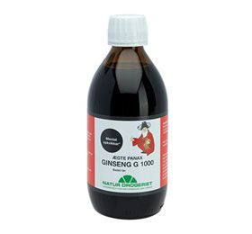 Se ND Ginseng G1000 300 ml Panax ✔ Kæmpe udvalg i Natur Drogeriet A/S - Køb online på udsalg og tilbud lige nu ✔ Super billig fragt og lynhurtig levering - Varenummer: Helsegrossisten-12440-1 og 5703137302355 på lager - Udsalg på Natur Drogeriet A/S > > Store besparelser – op til 71% - Et af Danmarks største udvalg – 2.739+ mærker