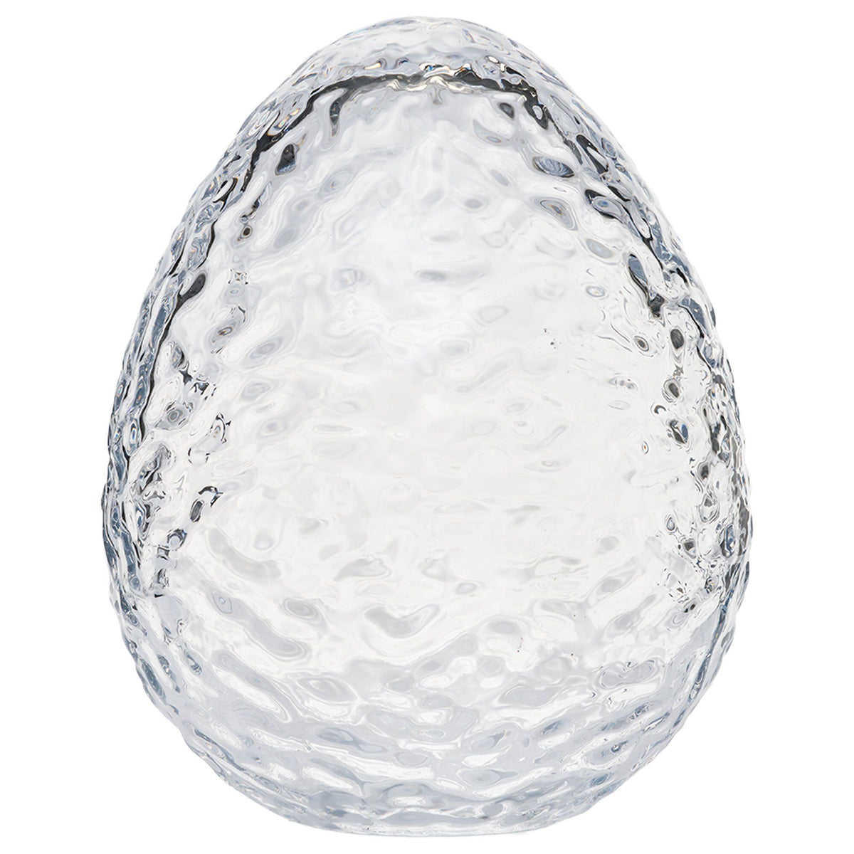 Cooee Design Gry æg i klart glas, 16 cm, til påskepynt