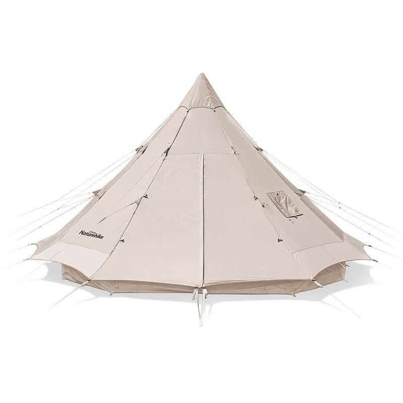 Naturehike glamping tipi telt i størrelsen Large, farve beige