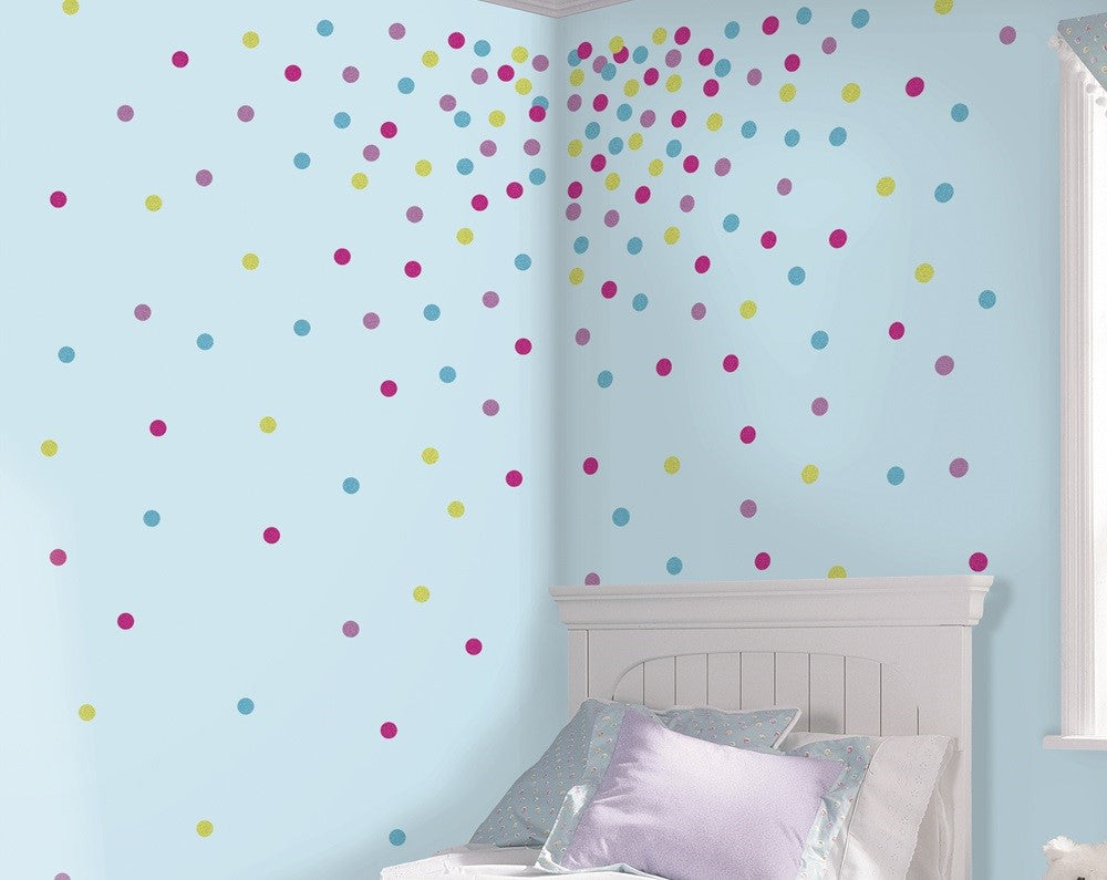 Se Glitterkonfetti i forskellige farver Wallstickers ✔ Kæmpe udvalg i Roommates - Køb online på udsalg og tilbud lige nu ✔ Billig fragt • Hurtig levering - Varenummer: MMAction-216151 og 34878291437 på lager - Udsalg på Wallstickers til børneværelset Op til 57% rabat - Mere end 1.329 populære mærker på udsalg